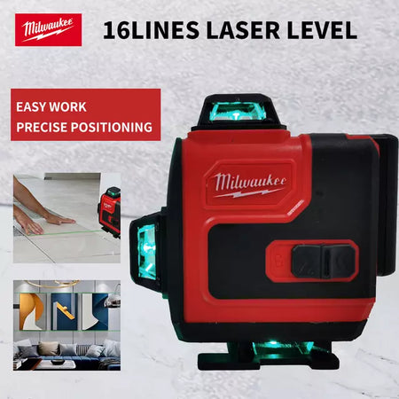 Milwaukee 16 Lines 4D Laser Self-Level 360° cross-line laser