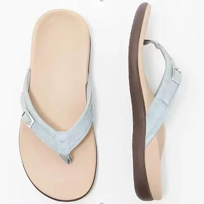 2024 New  Summer Orthopedic Sandals Women Slippers Home Shoes Casual Female Slides Flip Flop