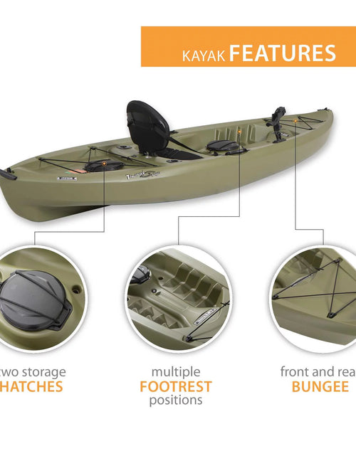 Load image into Gallery viewer, Tamarack Angler 100 Fishing Kayak - Olive Green (90539)
