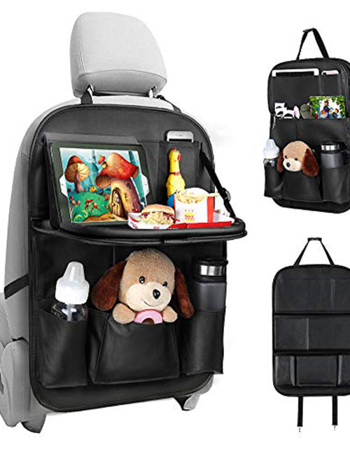 Load image into Gallery viewer, Foldable Car Back Seat Organizer Folding Sack Holder Multi-Pocket Tray Storage Bag
