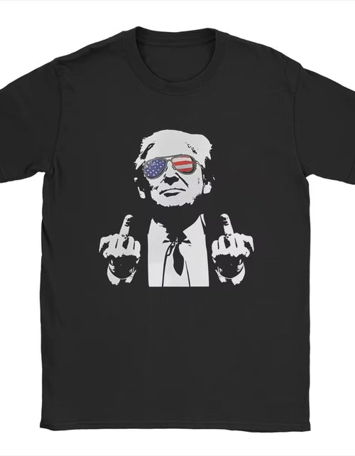 Load image into Gallery viewer, Shooting at Donald Trump Rally Outfits T-Shirts for Men Women Trump You Missed Vintage 100% Cotton Adult Cloth
