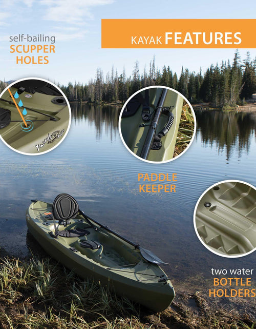 Load image into Gallery viewer, Tamarack Angler 100 Fishing Kayak - Olive Green (90539)
