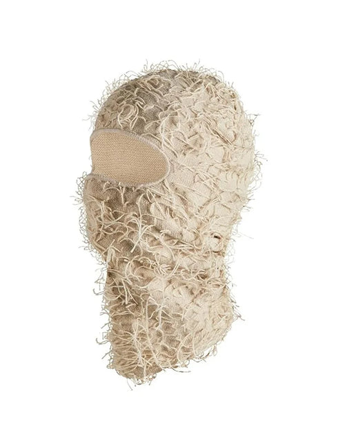 Load image into Gallery viewer, Balaclava Distressed Knitted Full Face Ski Mask Shiesty Mask Camouflage Balaclava Fleece Fuzzy Balaclava Ski Balaclava
