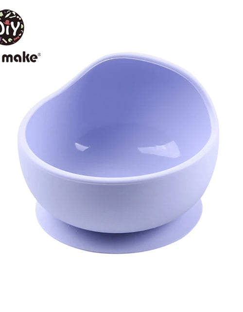 Load image into Gallery viewer, Let&#39;S Make 1Set Silicone Baby Feeding Set Waterproof Spoon Non-Slip Feedings Silicone Bowl Tableware Baby Products Baby Plate
