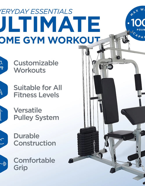 Load image into Gallery viewer, Home Gym Exercise Equipment Bench Strength Workout Station
