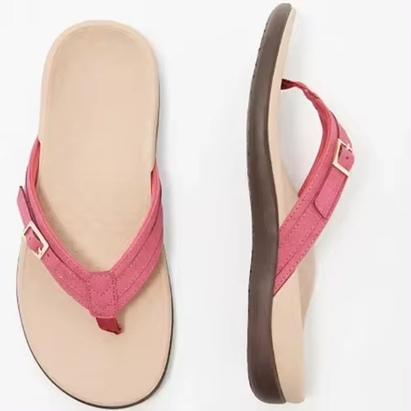 2024 New  Summer Orthopedic Sandals Women Slippers Home Shoes Casual Female Slides Flip Flop