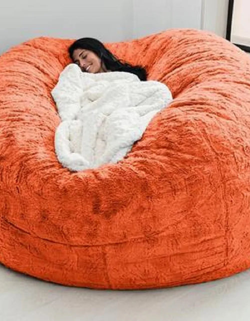 Load image into Gallery viewer, Dropshipping Fur Giant Removable Washable Bean Bag Bed Cover Living Room Furniture Lazy Sofa Cover
