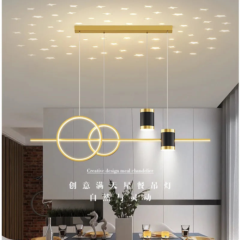 Restaurant Lights Are Modern Minimalist and Minimalist Nordic Light Luxury Dining Tables Dining Halls and Restaurant Chandeliers