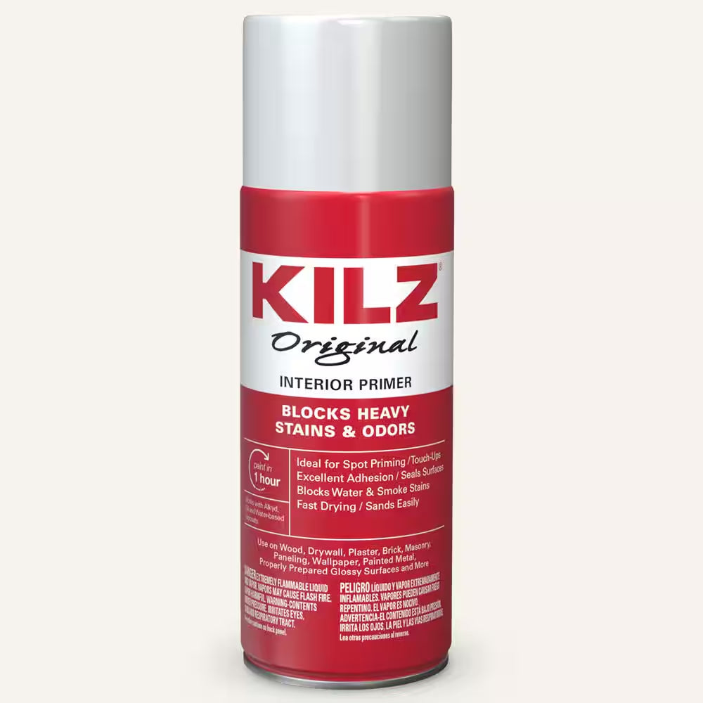 Original 13 Oz. White Oil-Based Interior Primer Spray, Sealer, and Stain Blocker