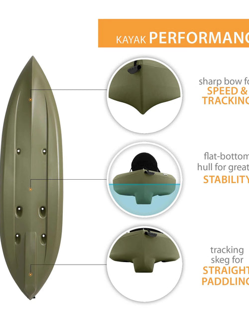 Load image into Gallery viewer, Tamarack Angler 100 Fishing Kayak - Olive Green (90539)
