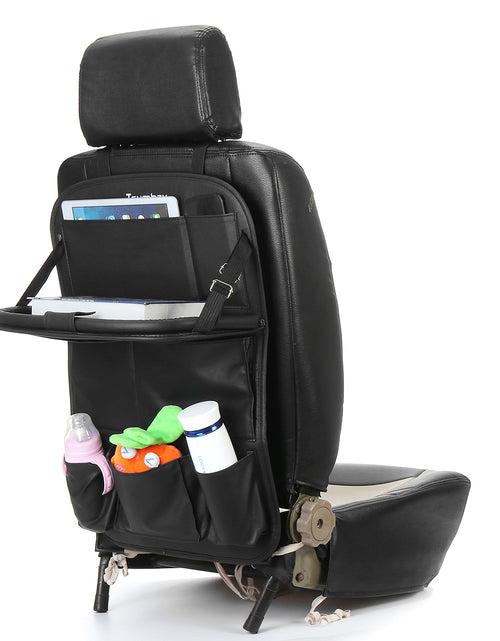 Load image into Gallery viewer, Foldable Car Back Seat Organizer Folding Sack Holder Multi-Pocket Tray Storage Bag
