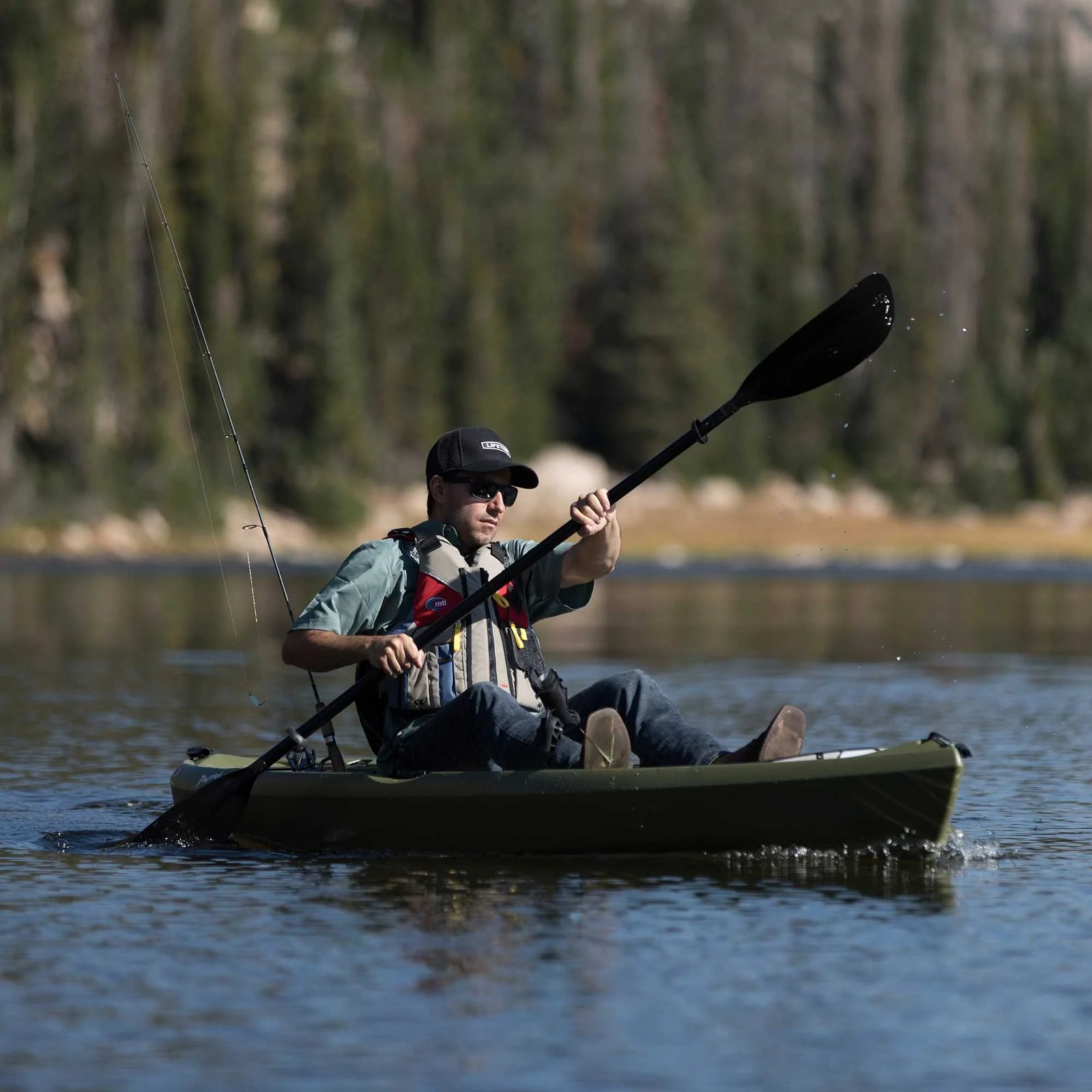 Tamarack Angler 100 Fishing Kayak - Olive Green (90539)