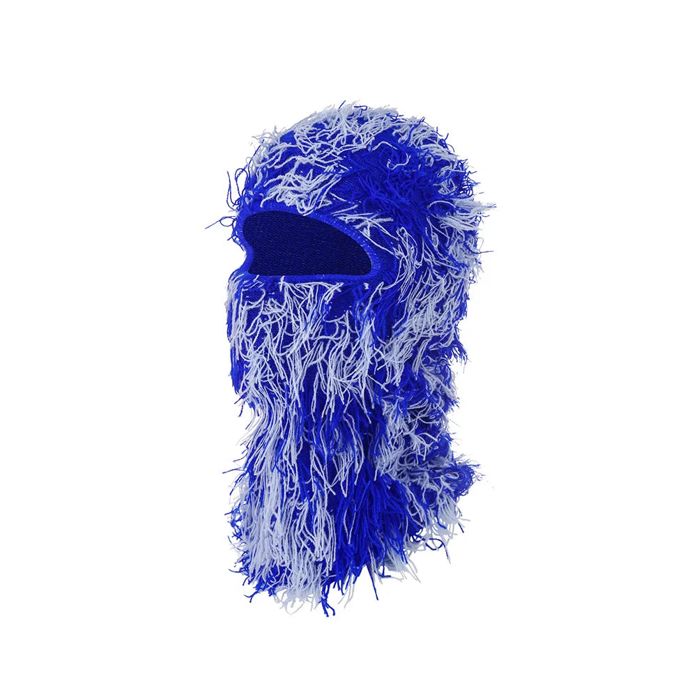 Balaclava Distressed Knitted Full Face Ski Mask Shiesty Mask Camouflage Balaclava Fleece Fuzzy Balaclava Ski Balaclava