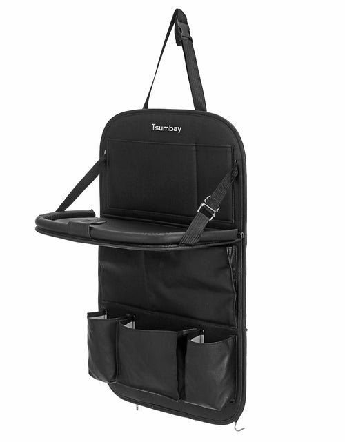 Load image into Gallery viewer, Foldable Car Back Seat Organizer Folding Sack Holder Multi-Pocket Tray Storage Bag
