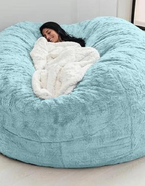 Load image into Gallery viewer, Dropshipping Fur Giant Removable Washable Bean Bag Bed Cover Living Room Furniture Lazy Sofa Cover
