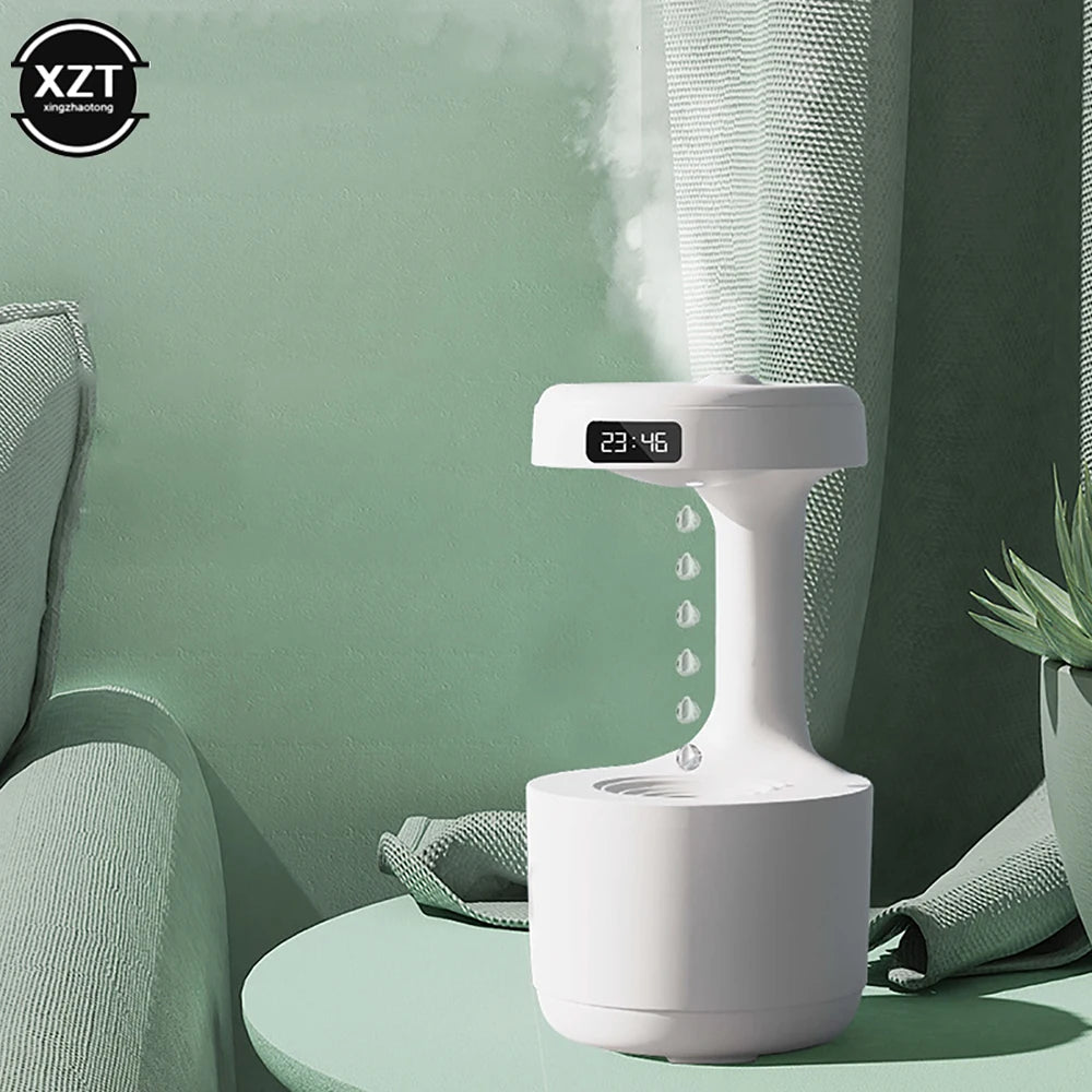 Anti-Gravity Water Droplet Humidifier USB Air Humidifier 800Ml Home Humidifier Aromatherapy Diffuser Ambient Light