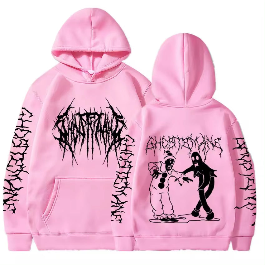 Men Women Fashion Hoodies Kids Hip Hop Hoodies Sweatshirts Men'S Clothing Rapper Sweats Gothic Coats Boy Ghostemane Hoodies