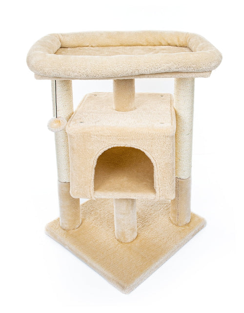 Load image into Gallery viewer, 29&quot; Cat Tree Tower for Indoor Cats Cat Condo with Sisal Scratching Posts, Plush Perch, Cat Bed Furniture, Beige
