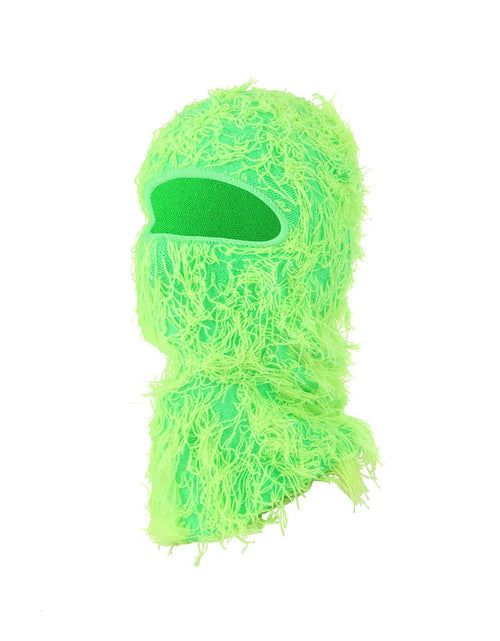 Load image into Gallery viewer, Balaclava Distressed Knitted Full Face Ski Mask Shiesty Mask Camouflage Balaclava Fleece Fuzzy Balaclava Ski Balaclava
