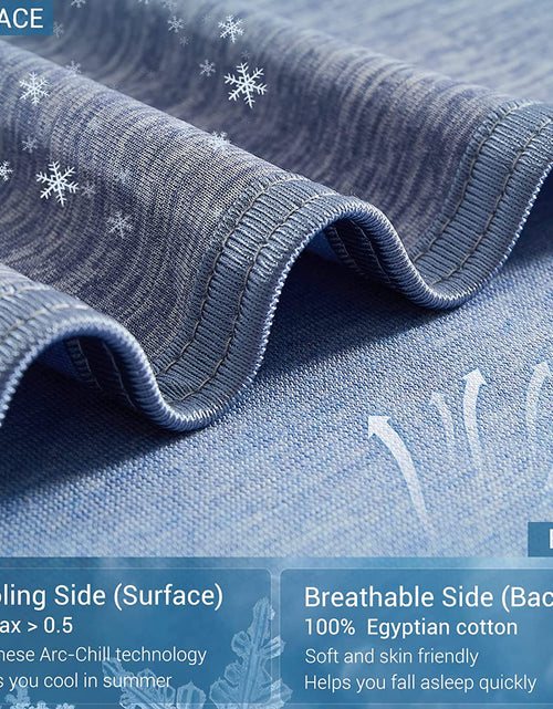 Load image into Gallery viewer, Cooling Blanket for Hot Sleepers King Size, Q-Max&gt;0.5 Arc-Chill Cooling Blanket with Double-Sided Design, Japanese Cooling Fiber Absorbs Body Heat, Soft Cold Blanket for Sleeping Summer
