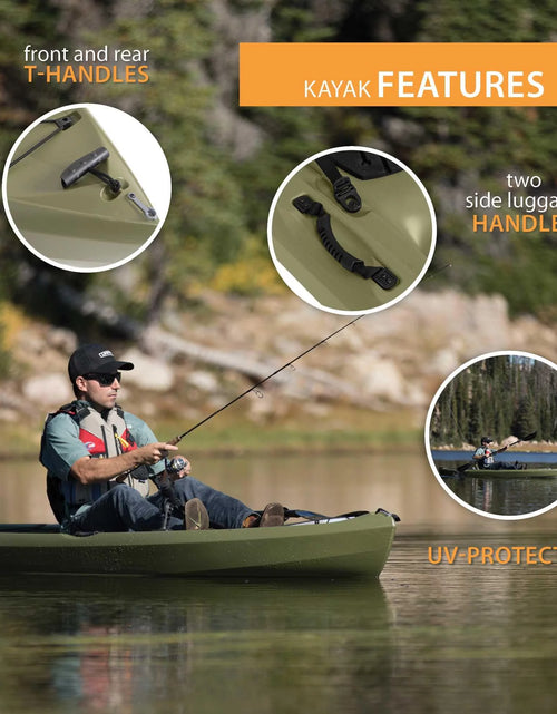 Load image into Gallery viewer, Tamarack Angler 100 Fishing Kayak - Olive Green (90539)
