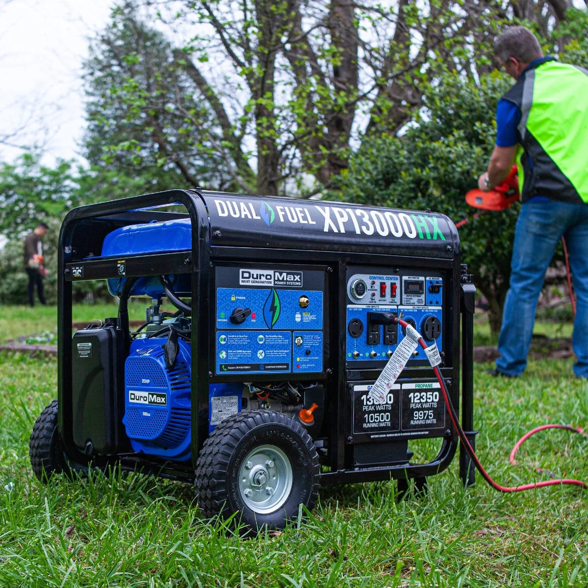 XP13000HX 13,000 Watt Portable Dual Fuel Gas Propane CO Alert Generator