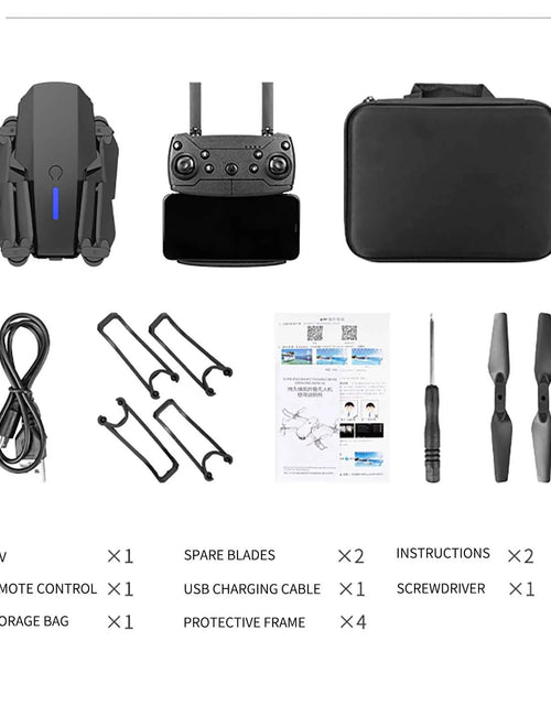 Load image into Gallery viewer, Drone with Camera for Adults, 1080P FHD FPV Live Video, Gravity Control, Altitude Hold, Headless Mode, Waypoints Functions, Drones with Cameras
