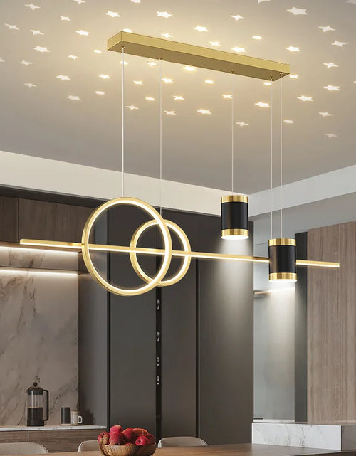 Load image into Gallery viewer, Restaurant Lights Are Modern Minimalist and Minimalist Nordic Light Luxury Dining Tables Dining Halls and Restaurant Chandeliers
