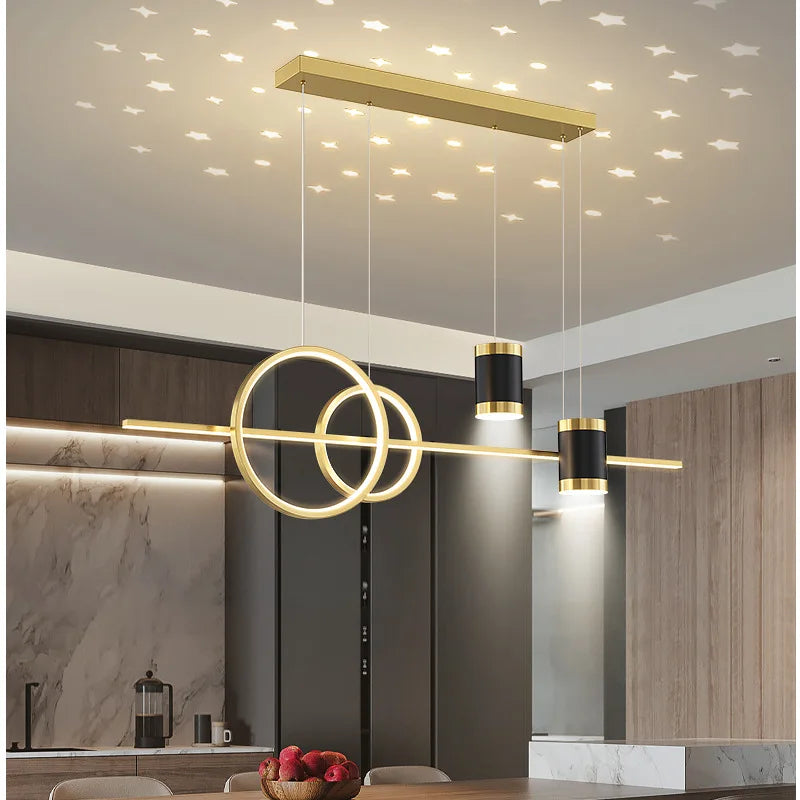 Restaurant Lights Are Modern Minimalist and Minimalist Nordic Light Luxury Dining Tables Dining Halls and Restaurant Chandeliers