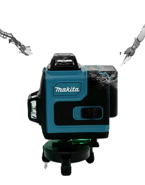 Load image into Gallery viewer, Makita 16-Line 360° Laser Level: Precision in Green with 1 battery &amp; charger
