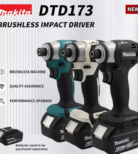 Makita Drill DTD173 Cordless Impact Driver Brushless Motor Electric-Only Tool