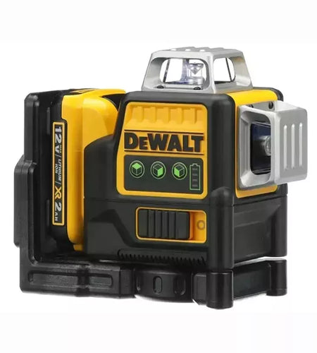 DeWalt DW089LG 12V Green Line 3 x 360 Laser Level Laser + battery + charger