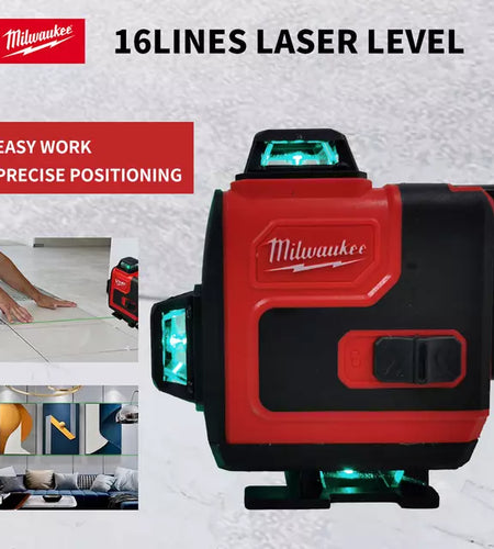 Milwaukee 16 Lines 4D Laser Self-Level 360° cross-line laser